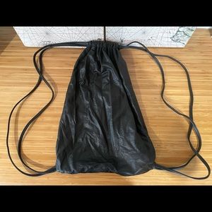 American Apparel Leather Backpack